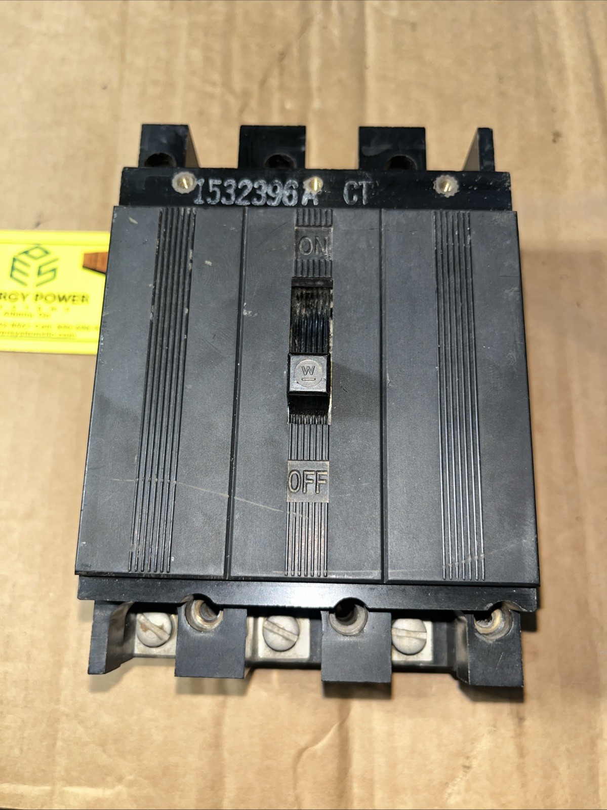 Westinghouse E-7819 Circuit Breaker 50A 3-Pole 480V