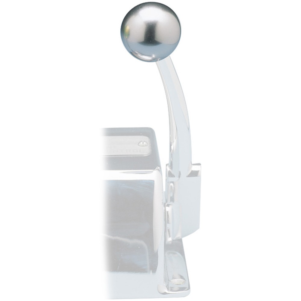 Rupp Marine Control Knob Silver 3 8-24 Thread Morse Controls