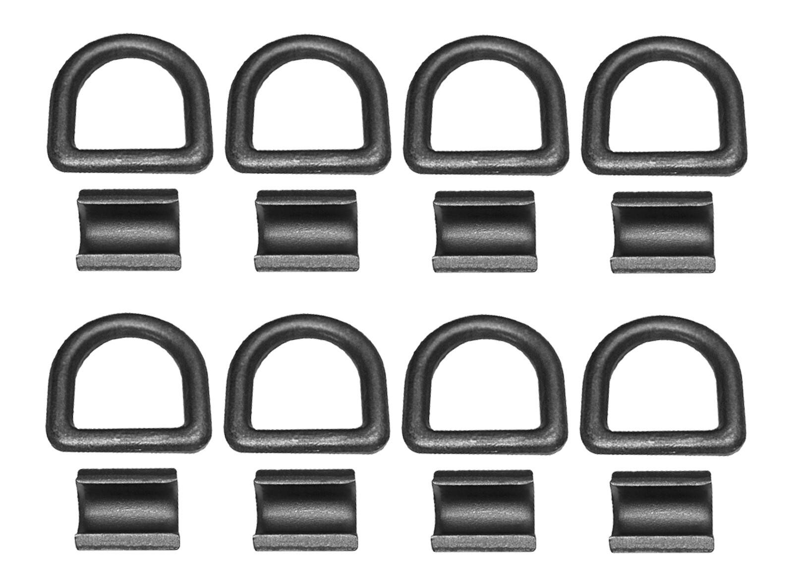 1/2″ Weld-On D Ring Attachment Truck Trailer Cargo Tie Down (Pack of 8)