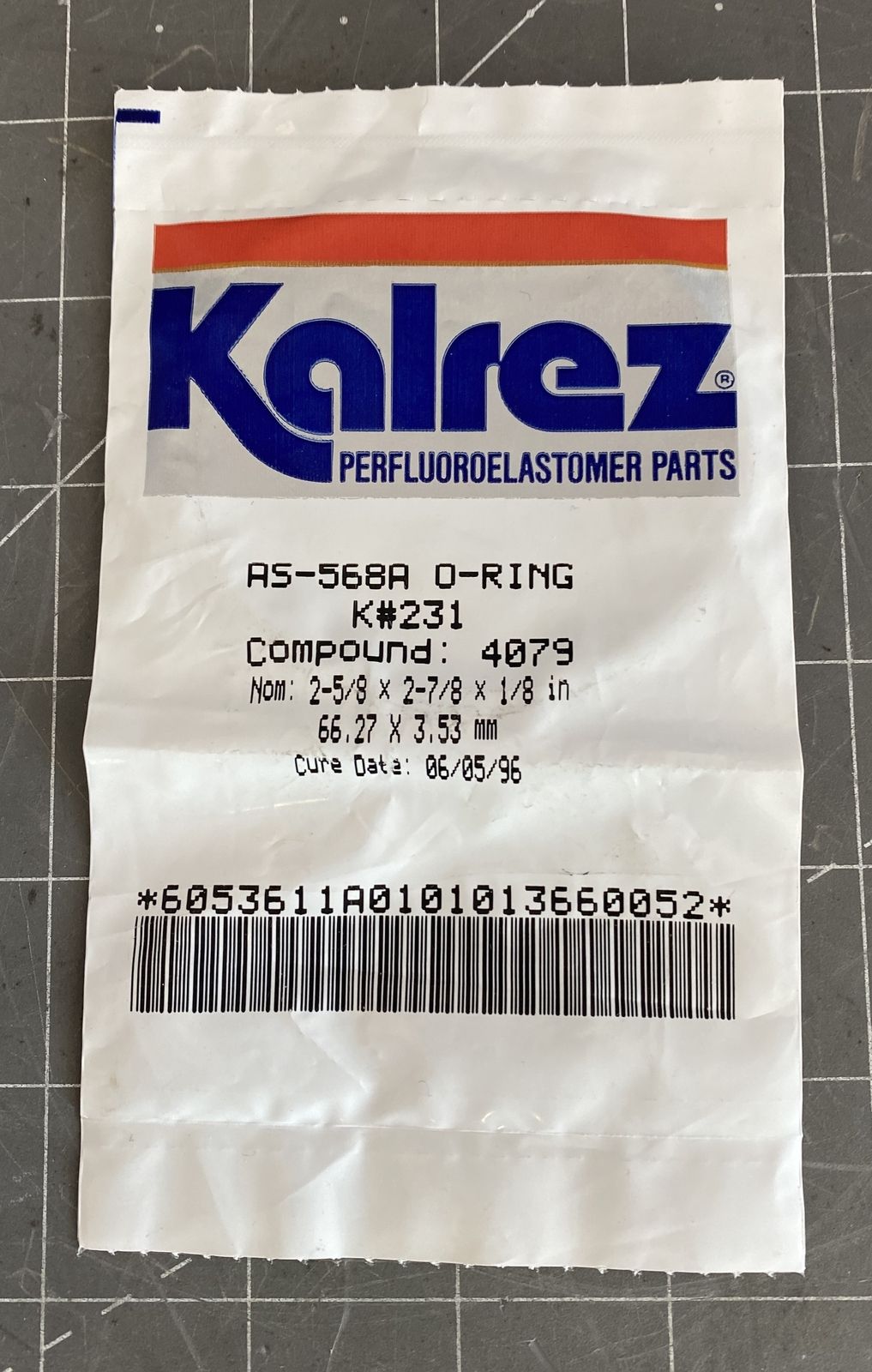 Kalrez O-Ring AS-568A Compound 4079 PN: K#231