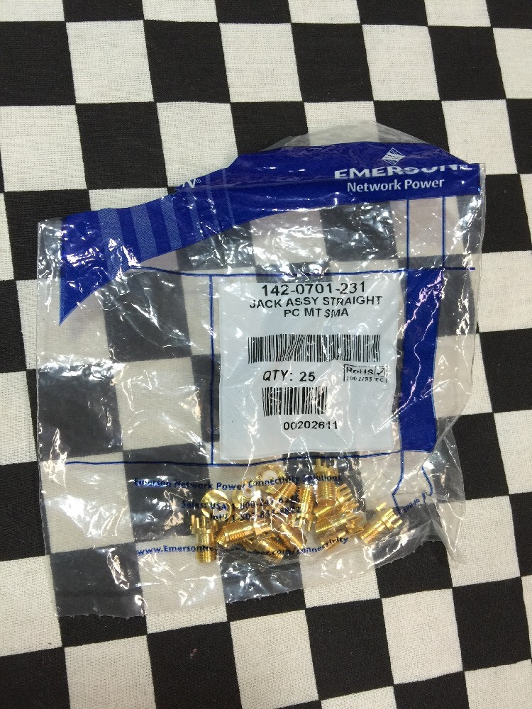Lot Of 15, Jack Assy Straight PC MT SMA, 142-0701-231, 1420701231 #P42