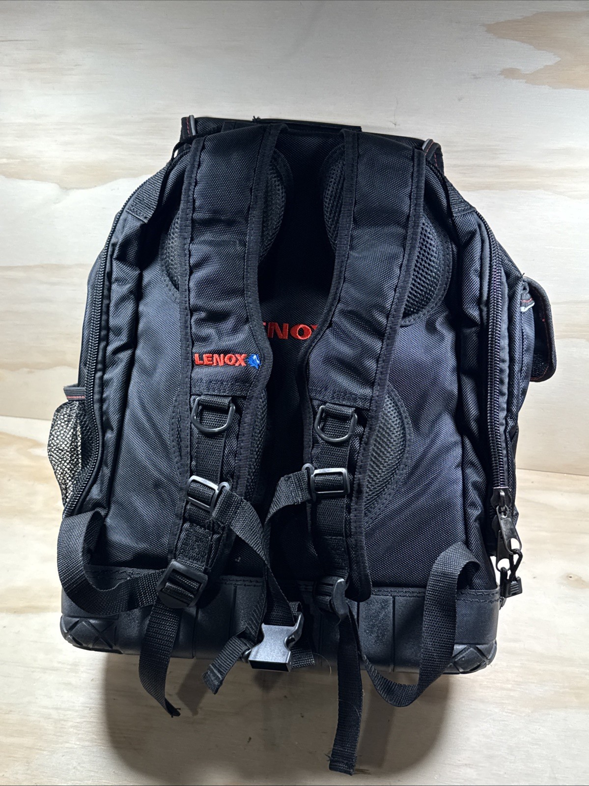 Lenox 30 Pocket Black Ballistic Nylon Backpack Tool Bag 1894646 CLEAN