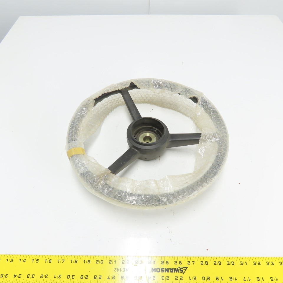 15″ Steering Wheel .88″ Bore w/ 35 Splines NEW