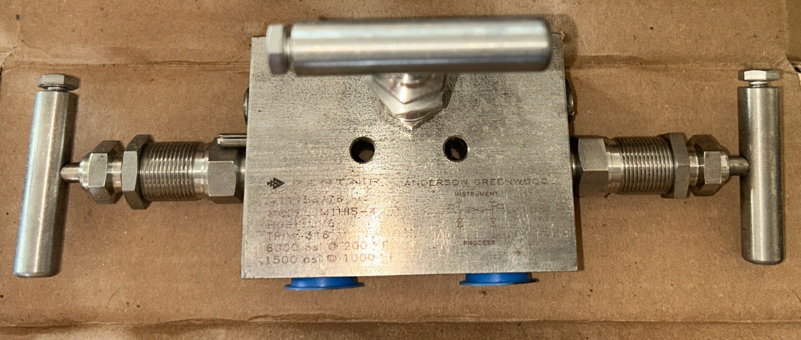 NEW Anderson Greenwood M1HIS-4 Instrument Manifold 316 Stainless Steel M1HIS4.t5