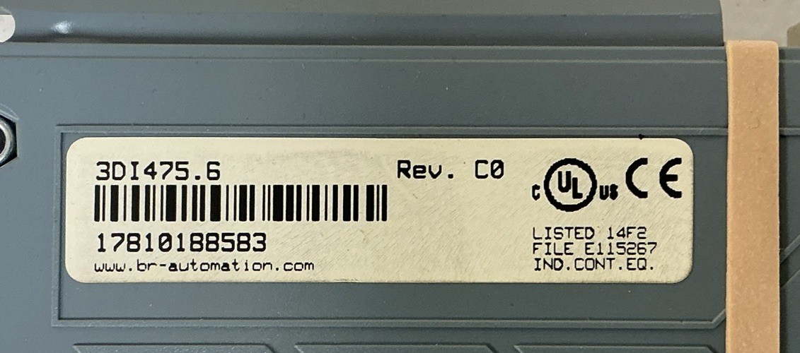 B&R AUTOMATION 3DI475.6 REV. C0, DIGITAL INPUT MODULE, FREE SHIPPING