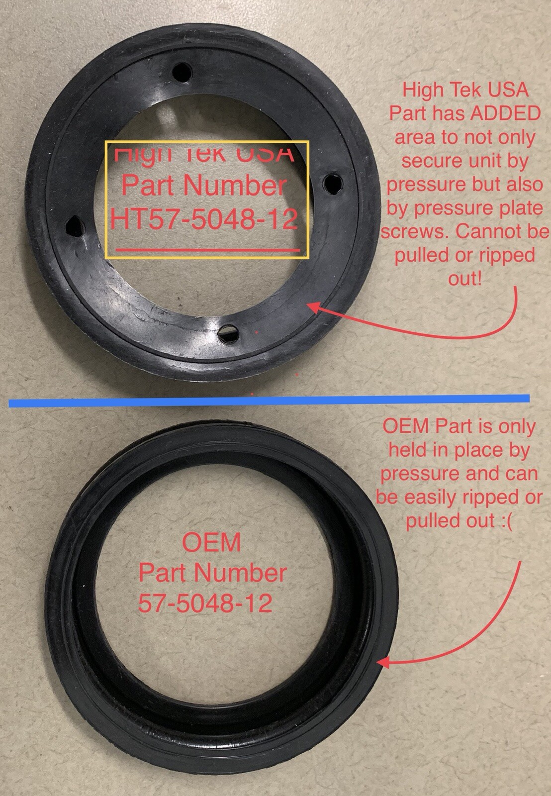 HT57-5048-12 Cover Shaft Outside aka Rubber Boot