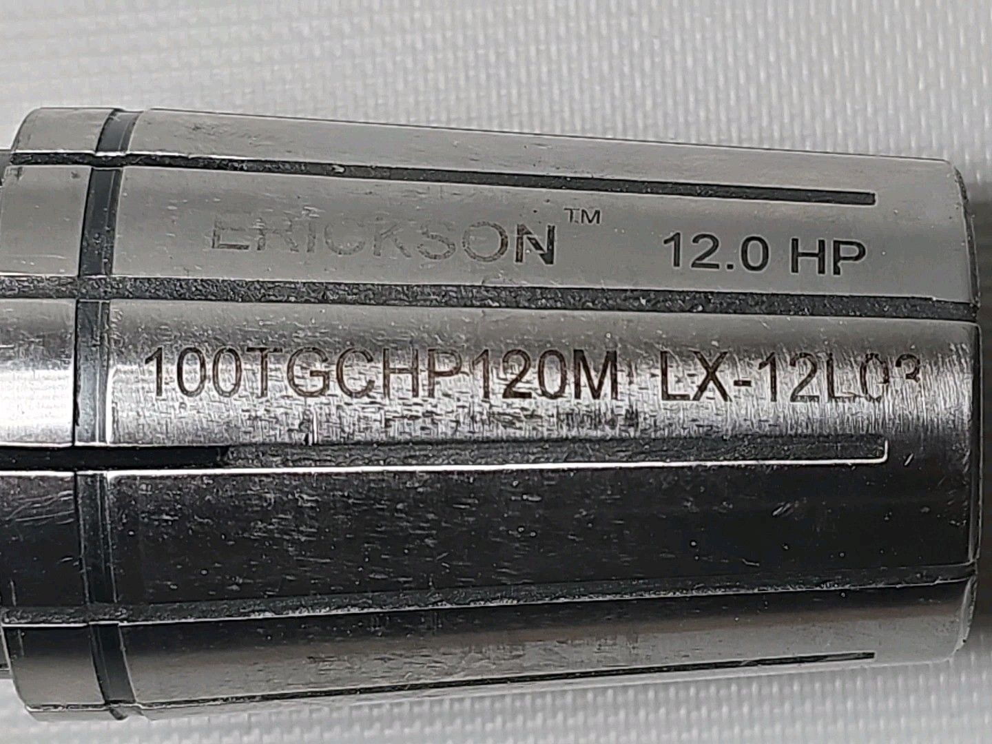 Erickson 100TGCHP120M Collet 12mm TG100 Drill, End Mill Tool Single-Angle System