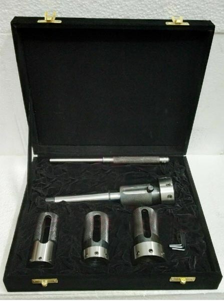 Lathe Tailstock Die Holder Box Set Of 4 Floating Type MT2 SHANK Holds Metric Die