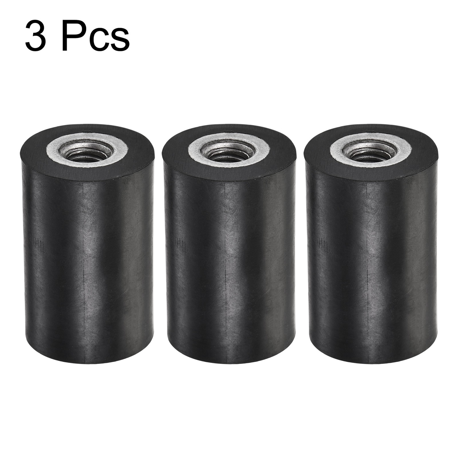 M8 Rubber Mounts Female/Female Shock Absorber 25mm x 40mm 3pcs