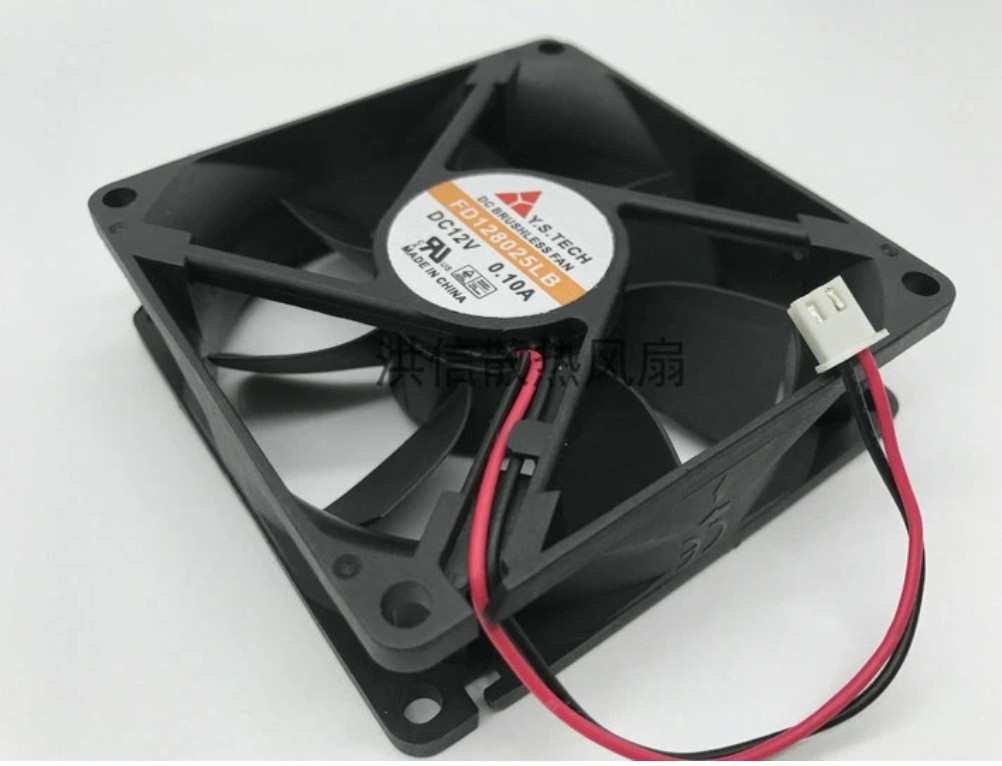 1pcs Y.S.TECH FD128025LB DC12V 0.10A 80*25MM 8025 cooling fan