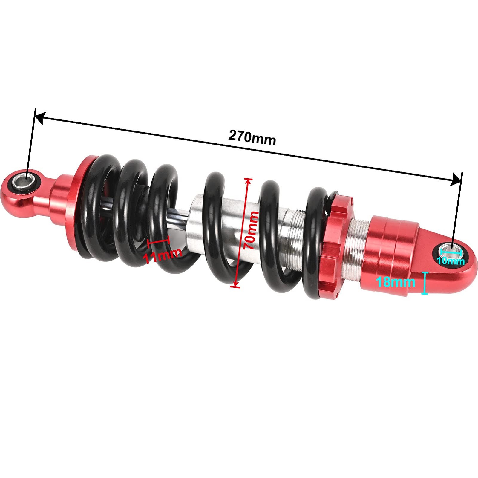 Trkimal 980LB Rear Shock Absorber, 250mm/260mm/270mm/280mm/290mm Shock Absorb…