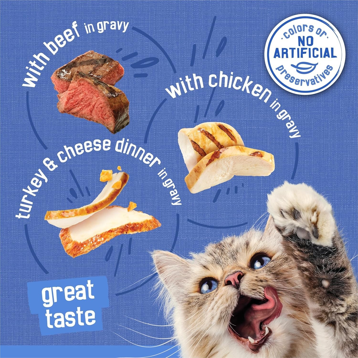 Friskies® Shreds Adult Cat Wet Food – Variety Pack, 5.5 Oz, Pack of 48