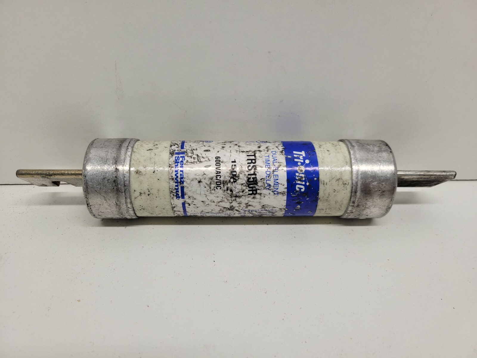 GOOD USED! FERRAZ SHAWMUT 150A 600V TRI-ONIC FUSE TRS150R