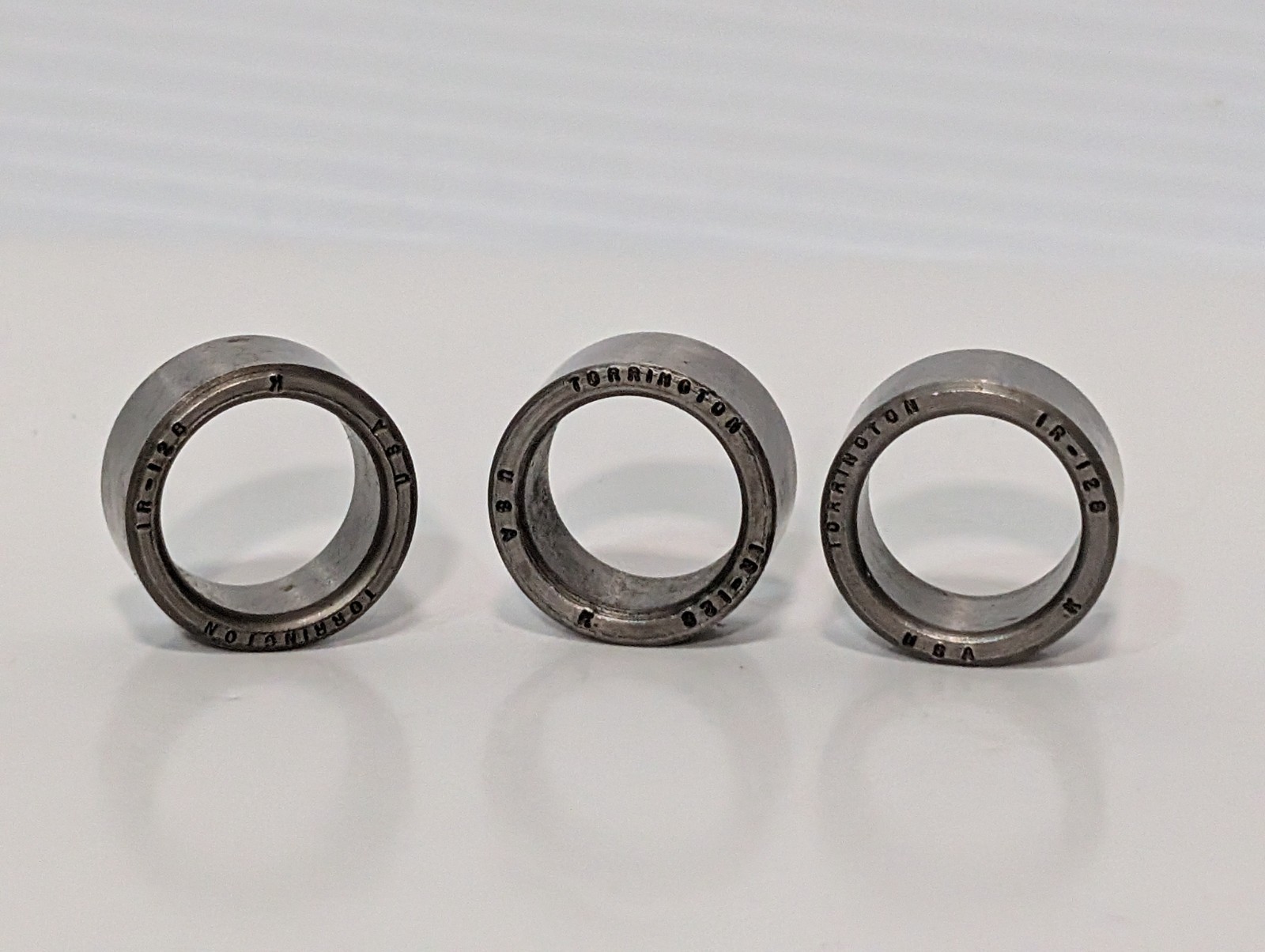 Lot of 3 Torrington IR-128 Inner Ring  CAM Follower, Bore: .75″, OD: 1″, W: .5″