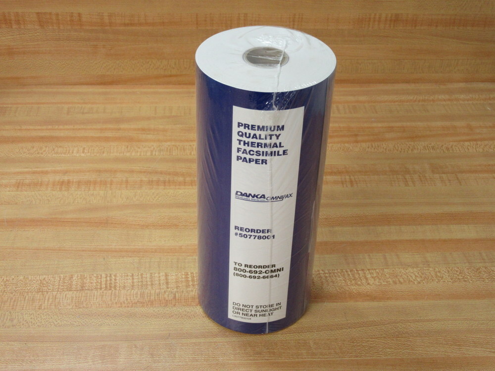 Danka 50778001 Thermal Paper (Pack of 6)