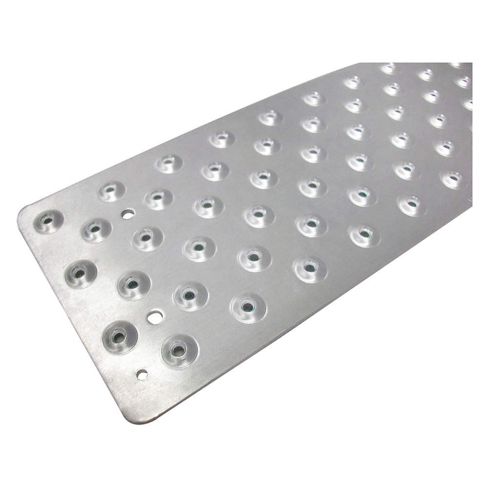 HANDI TREADS NST103736SL0 Stair Tread Cover,Silver,36″ W,3-3/4″ D 417T88