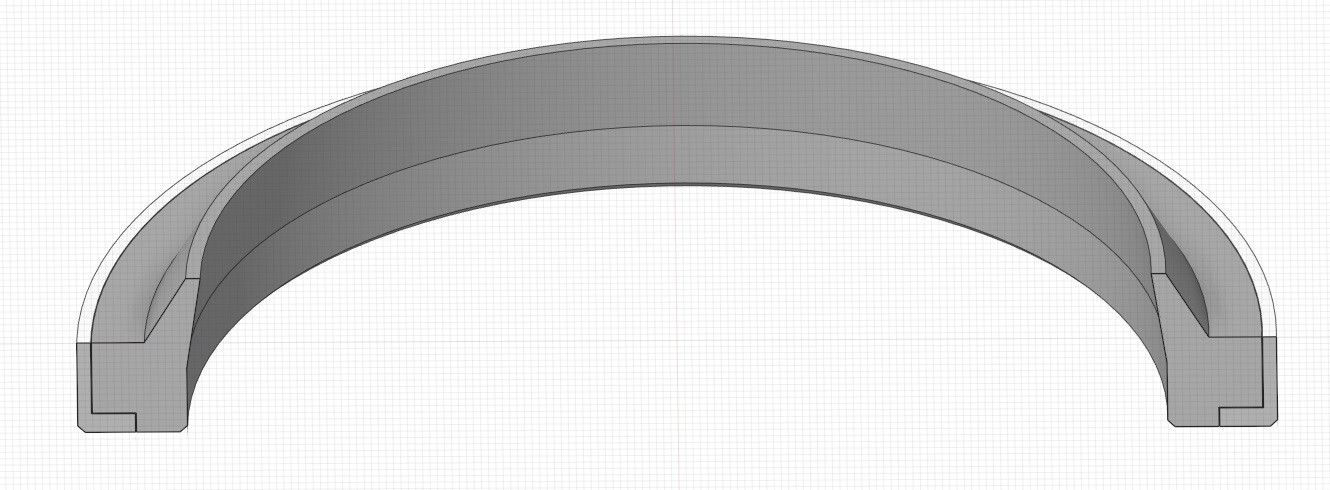 MCW-38X50X7 – MCW Wiper Ring with an ID 38.000 X OD 50.000 X Height 7.000