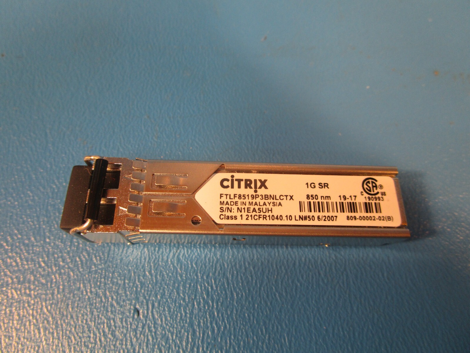 CITRIX FTLF8519P3BNLCTX, Transceiver Module, 850nm, 1G SR