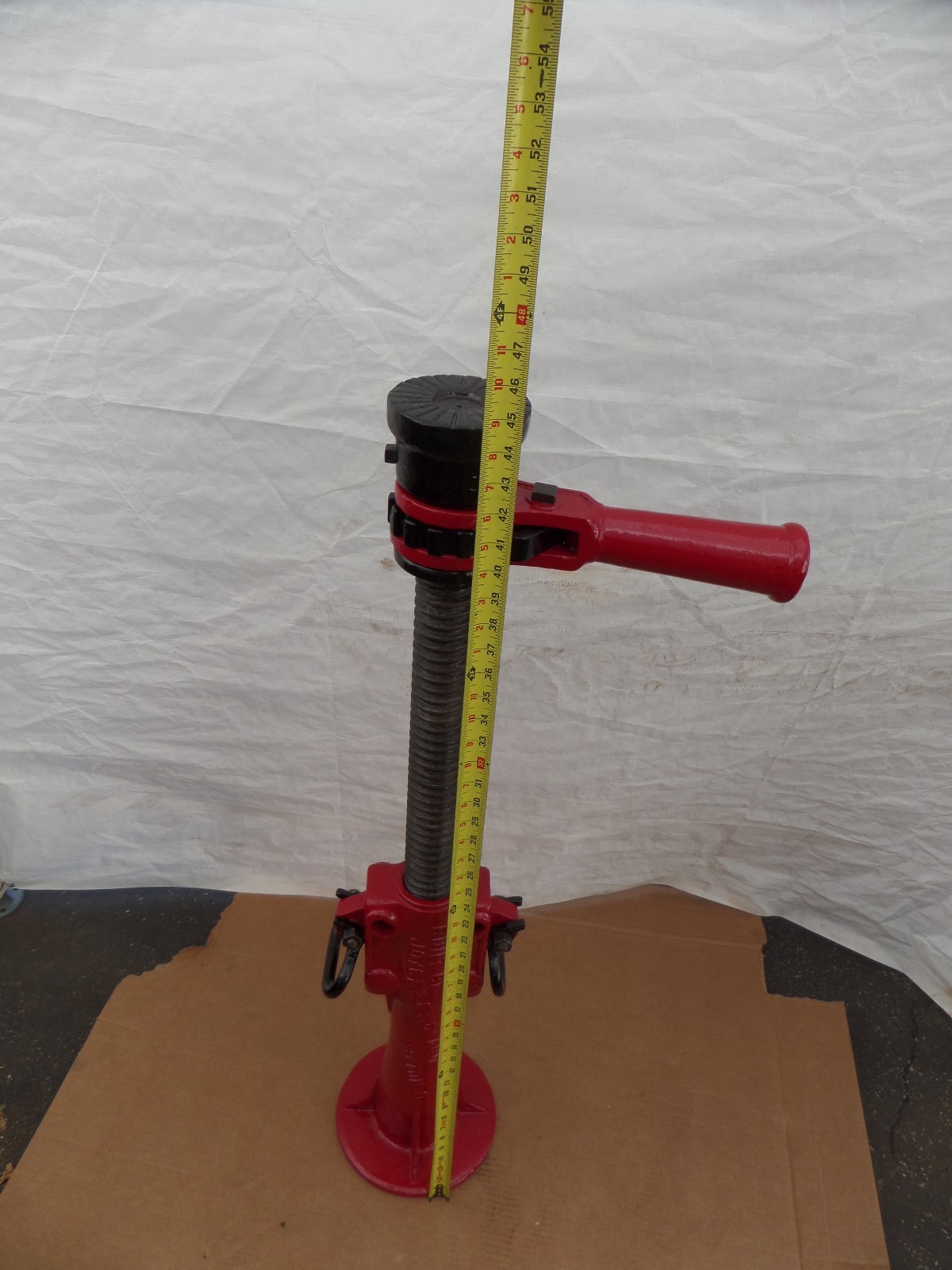 Joyce & Cridland Dayton Ohio Ratcheting Screw Jack Cast Iron Oct. 28, 1878
