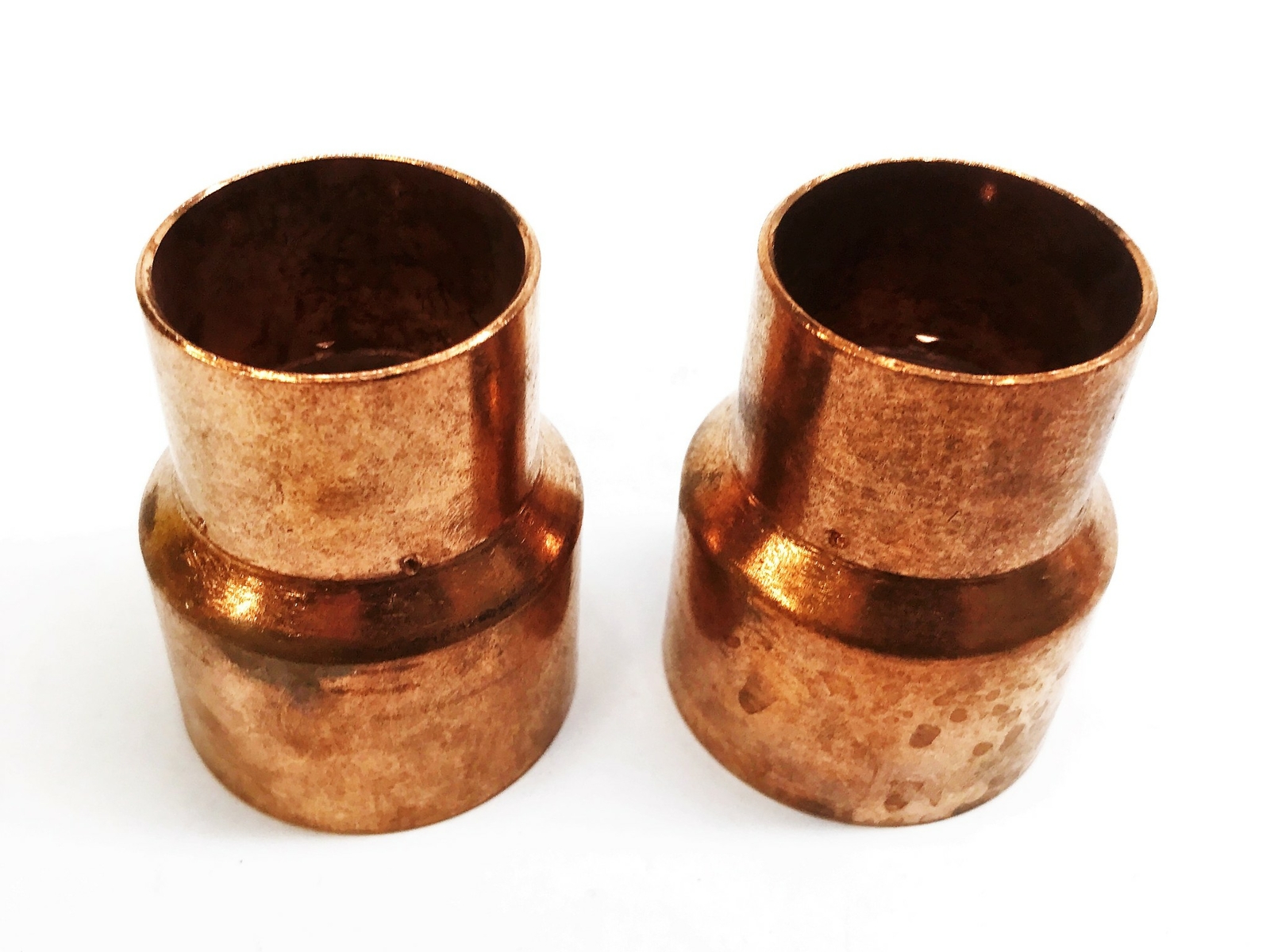 EPC 2″ Sweat x 1-1/2″ Sweat Copper Coupling [Lot of 2] NOS