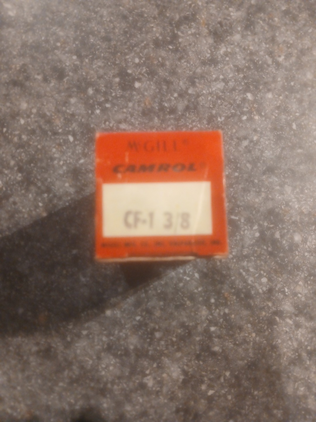 NEW OPEN BOX MCGILL CF 1-3/8S CAM FOLLOWER, SEALED, 2 PC’S LOT.