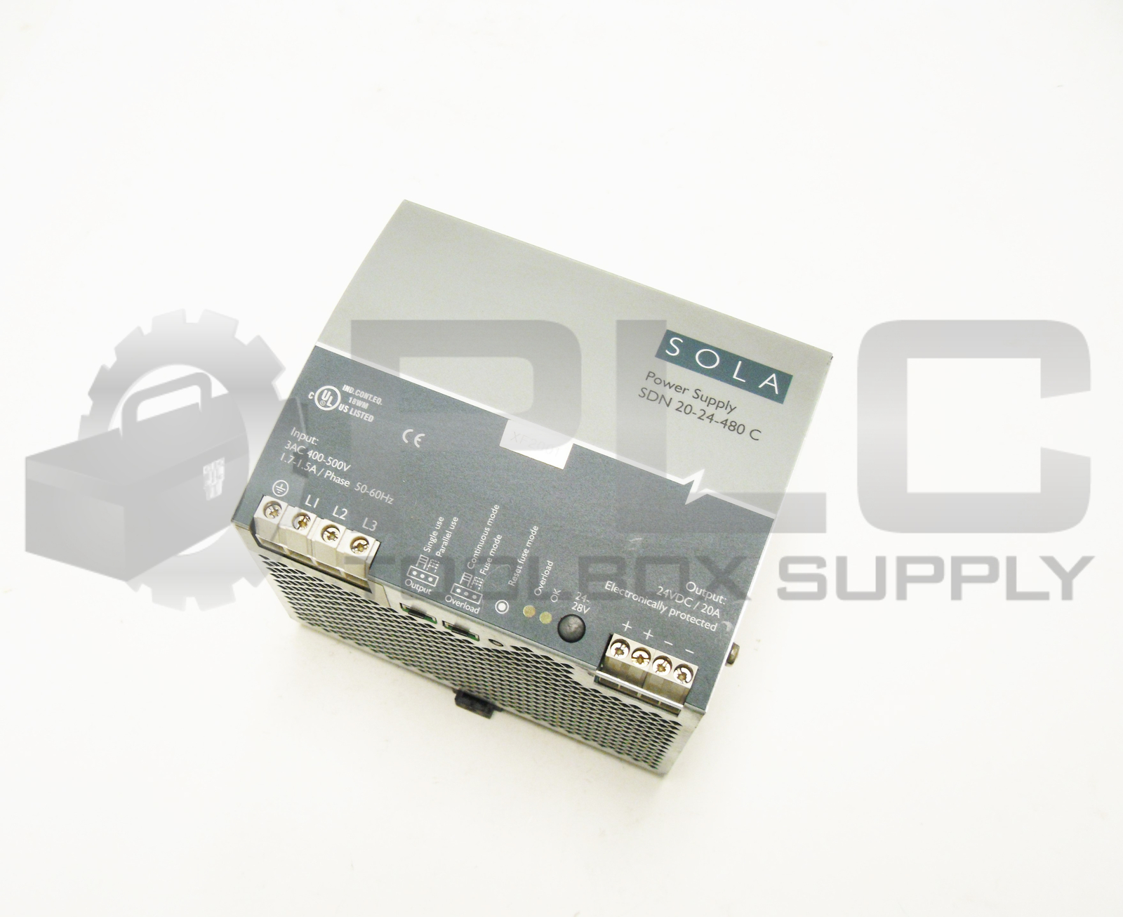 SOLA SDN 20-24-480C 20A POWER SUPPLY