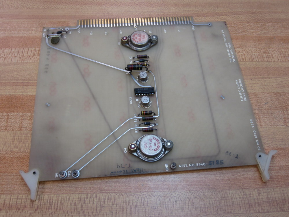 Warner & Swasey 8940-5185 Electric Clutch Drive Circuitry 8940-2590
