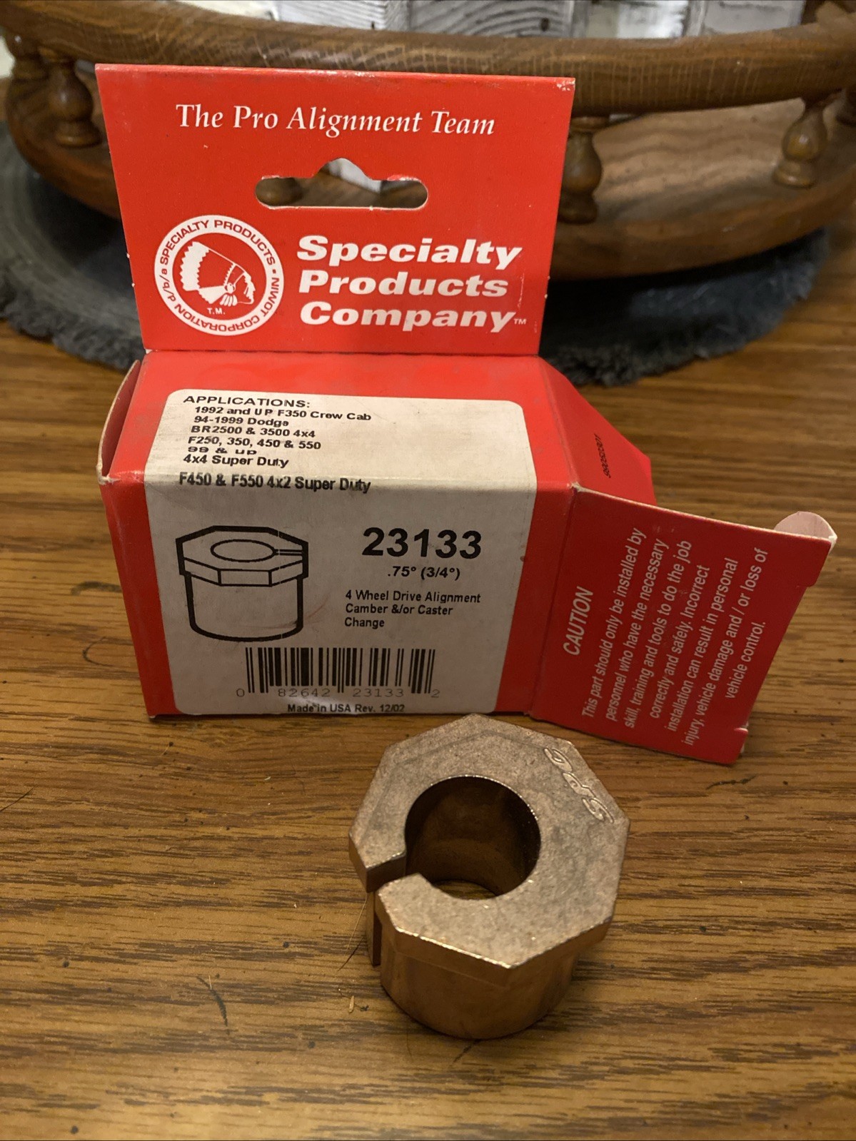(1265) Specialty Products Company SPC 23133 3/4° 4X4 Cam/Cas Slv