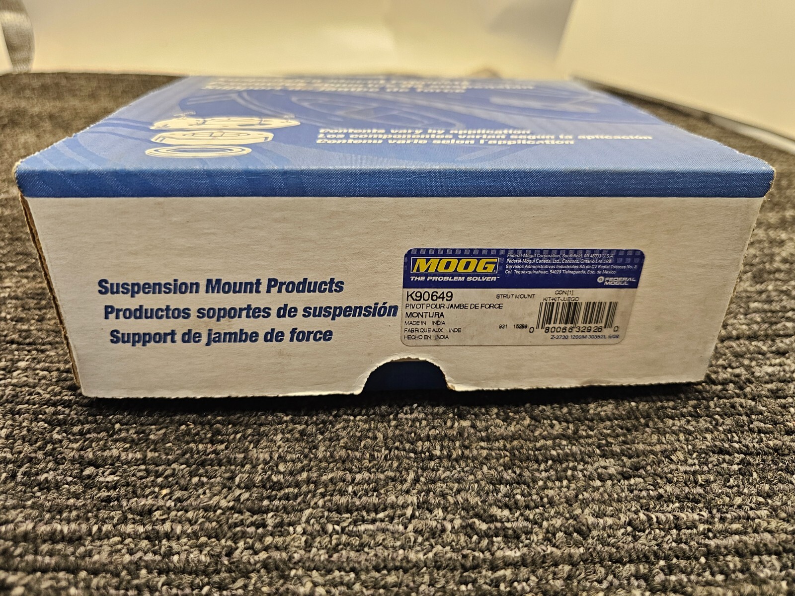 MOOG K90649 Strut Mount Fits 2001-2005 HONDA CIVIC, 2002-2006 HONDA CR-V