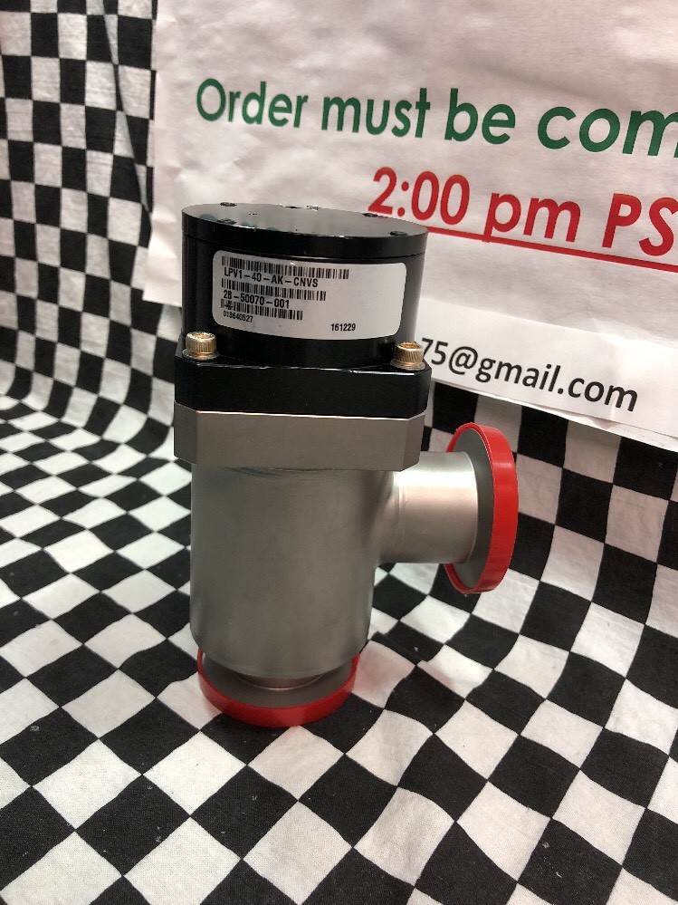 MKS ANGLE VALVE KF-40, SQUARE BODY LoPRO VALVE, LPV1-40-AK-CNVS #BOX 5 “K”