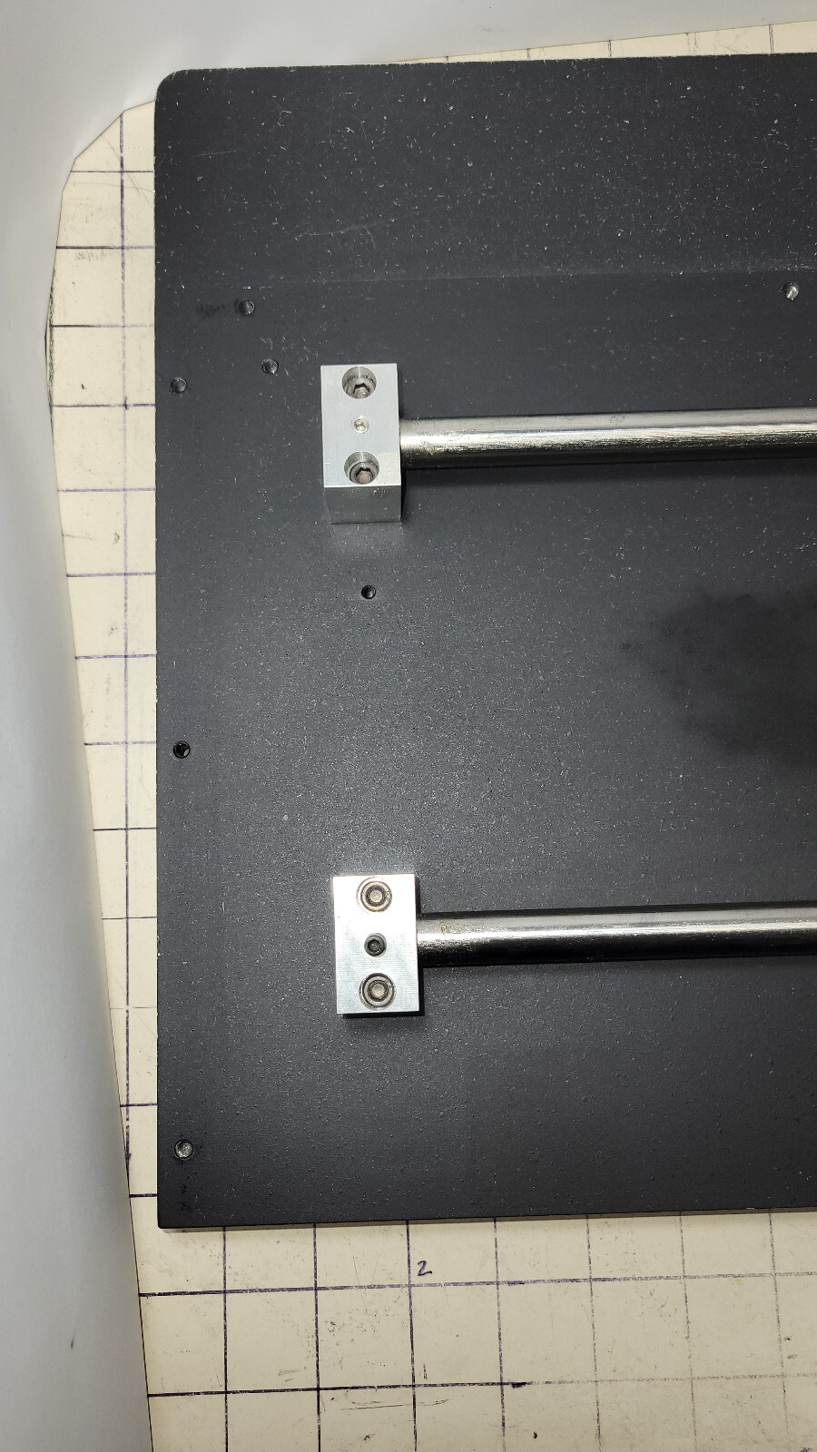 SLIDING SYSTEM ASSY, Travel round linear motion guide rail W/ 18 LBS solid alumi