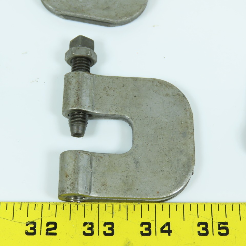 200 4″ I.P. Max Beam C-Clamp 3/8″ Rod Lot Of 15