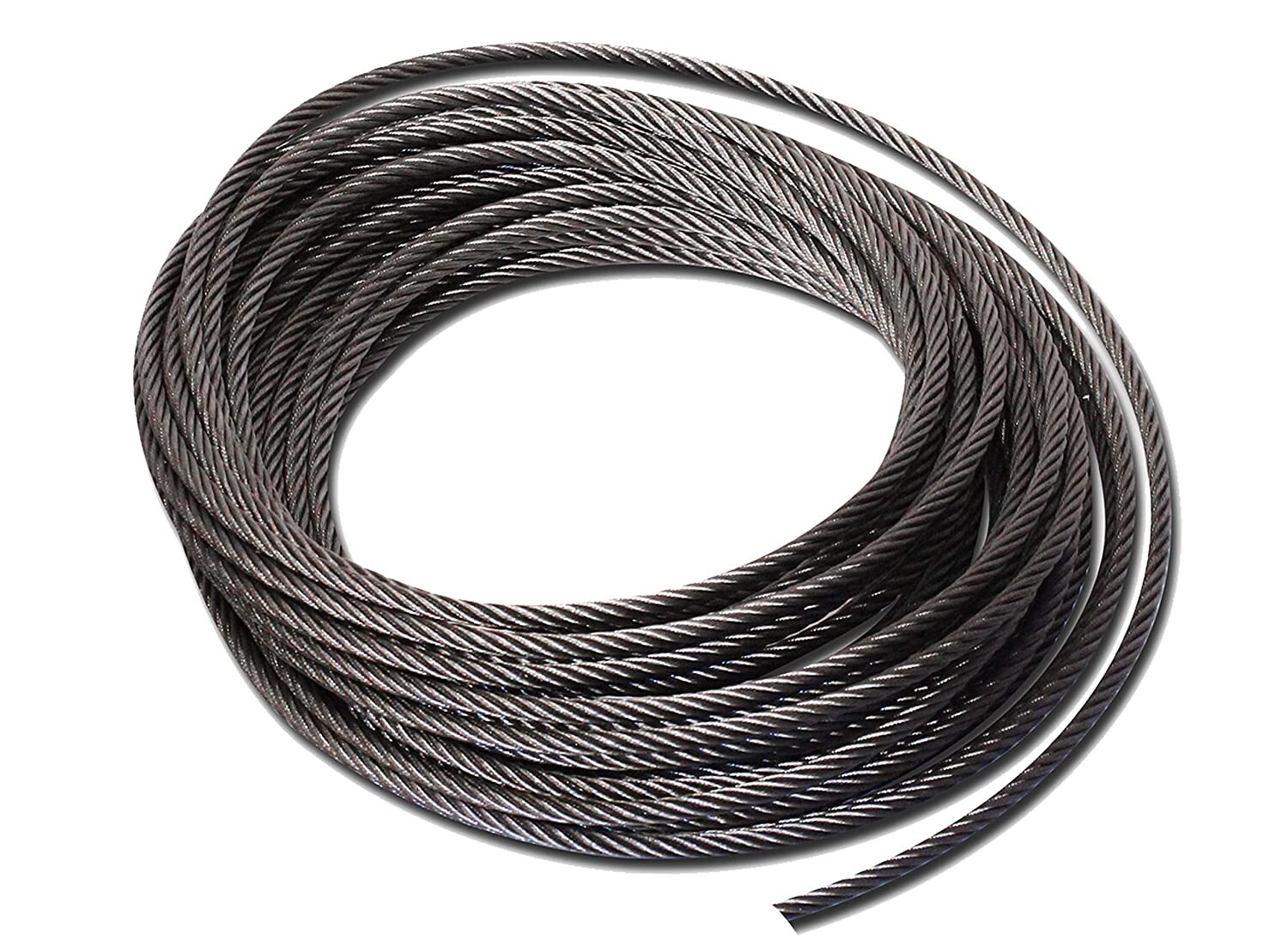 5/16″ X 250′ Bulk Wire Rope for Winch Line Crane Rigging 6×19 EIPS Steel Core