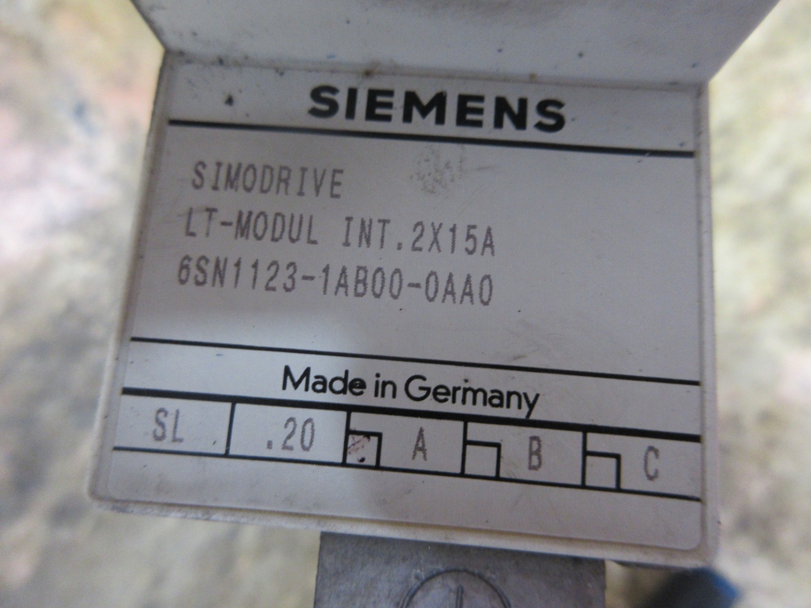 HERMLE UWF 1202S CNC SIEMENS 6SN1123-1AB00-0AA0
