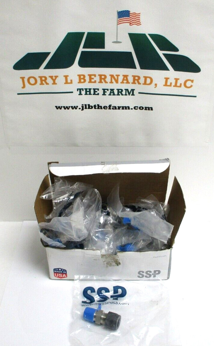 SSP , 1SSU6MC4 , 1/4″ TUBE X 1/4″ MNPT SST FITTING , LOT OF 20 , SURPLUS