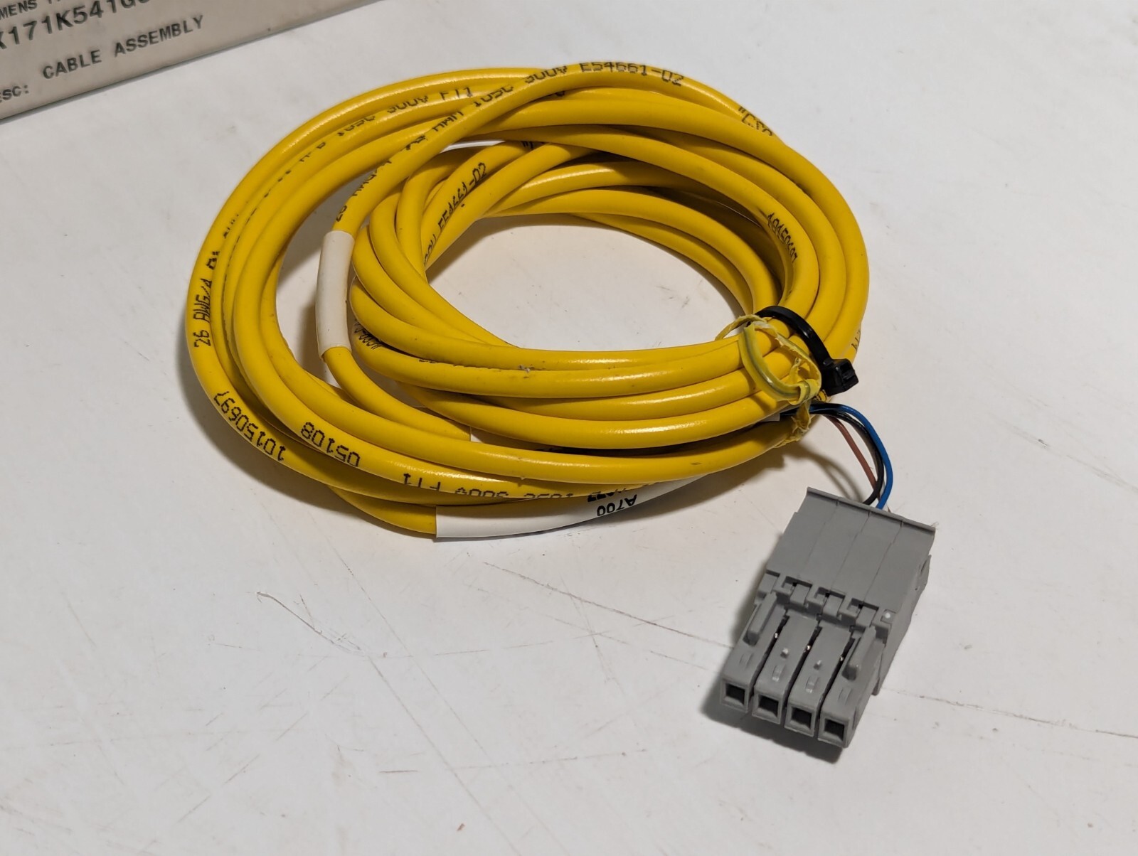 Siemens 6150-11-000-4560 AX171K541G01 Cable Assembly