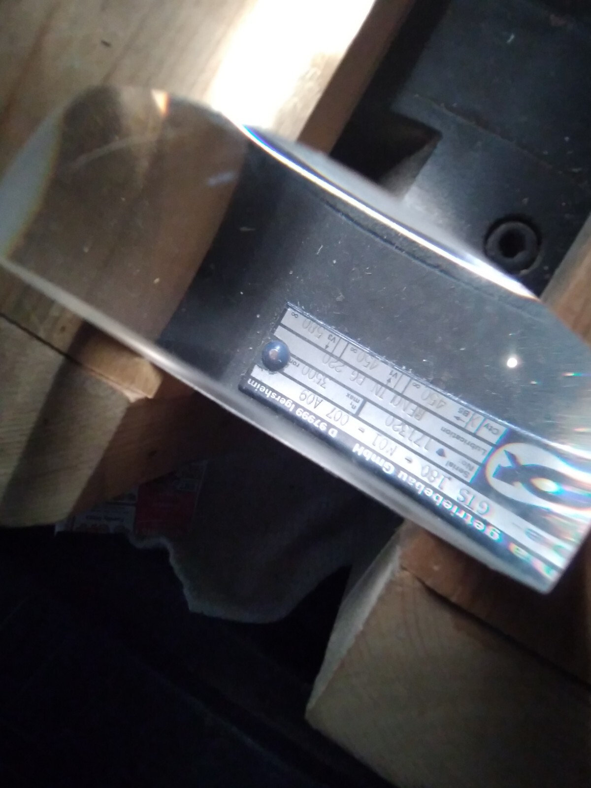 Alpha Getriebebau GmbH D. 97999 Gear Hd Gtf 180-m01-007-a093500+ local pickup