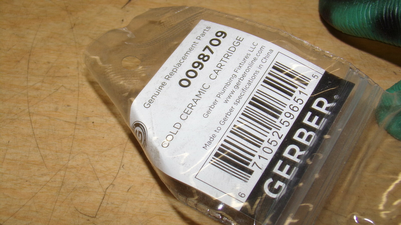 NEW 0098709 Gerber Cold Ceramic Plumbing Fixture *Free Shipping*