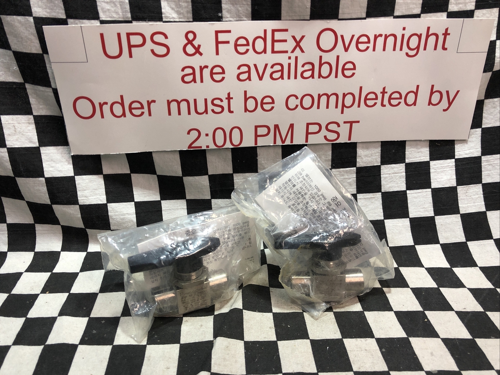 SWAGELOK BALL VAVLE 1/4” FNPT, SS-44F4, SS44F4, LOT OF 2, Shipsameday#1542Q3