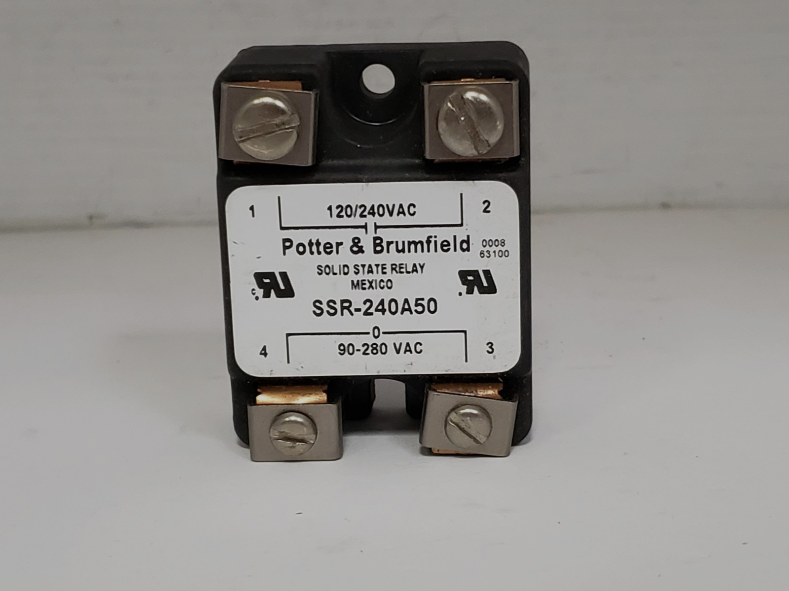 POTTER & BRUMFIELD SSR-240A50 SOLID STATE RELAY 120/240VAC