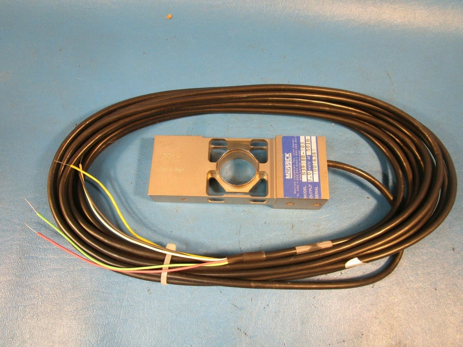 Merrick N39188-103 Load Cell Transducer, Output 3.000