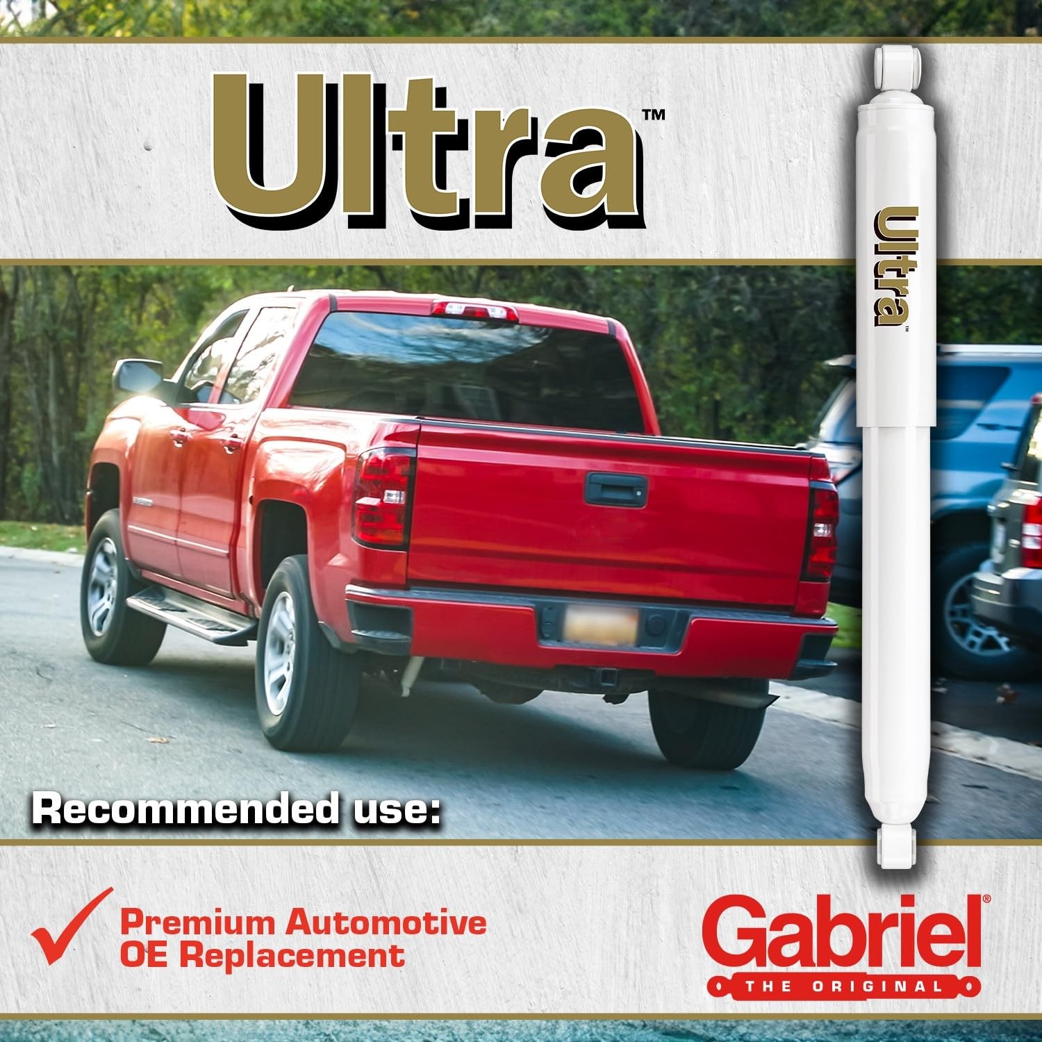Ultra Rear Shock Absorbers for Dodge Sprinter 2500 3500 & Freightliner 1 Pack