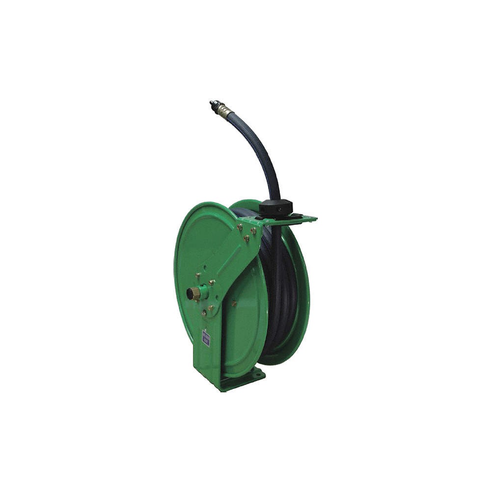 SPEEDAIRE 437J26 Spring Return Hose Reel,1/4″ MNPT,50 ft 437J26