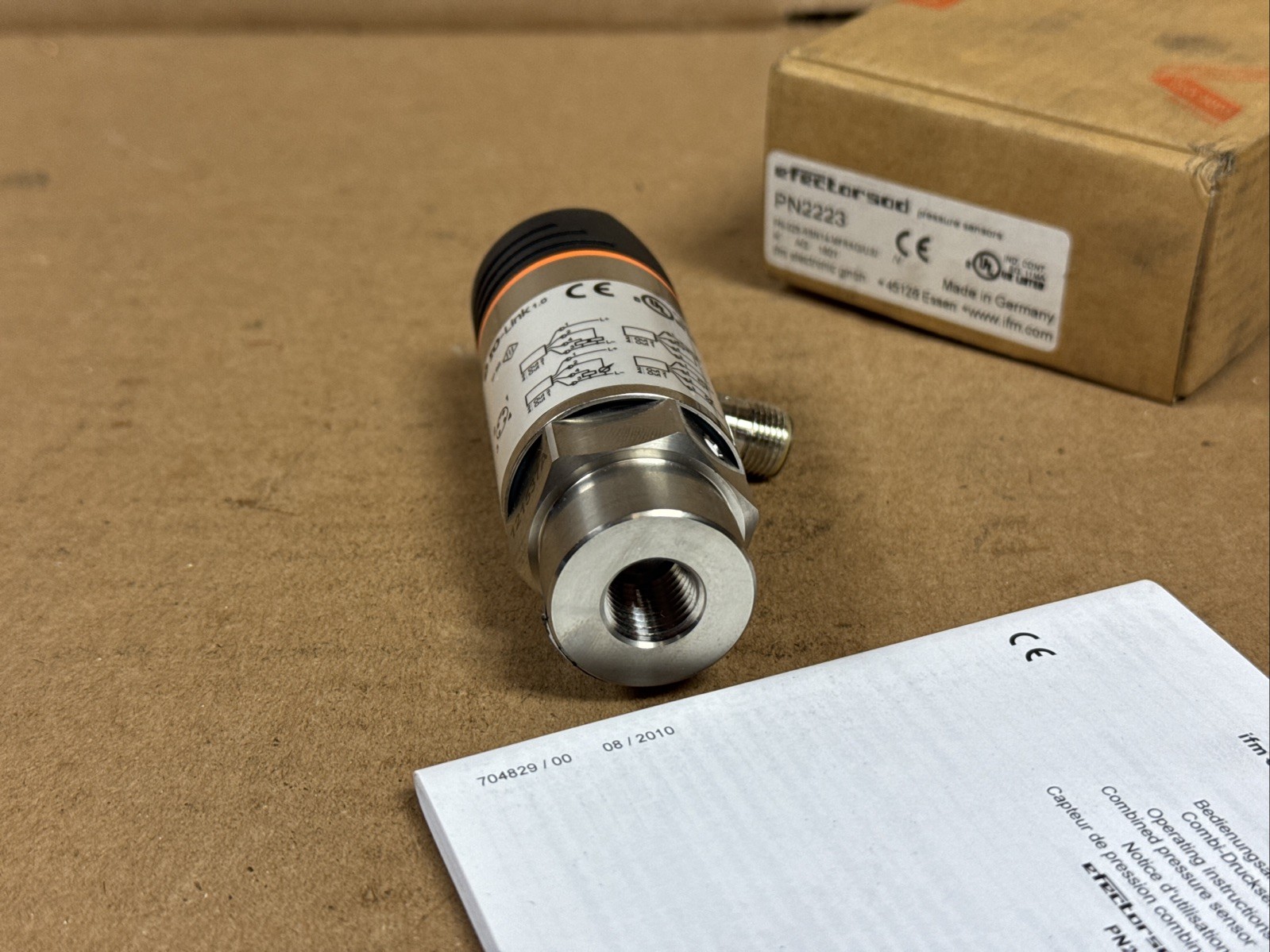 NEW IFM PN-025-RBN14-MFRKG/US V PN2223 Pressure Sensor SURPLUS FAST SHIPPING