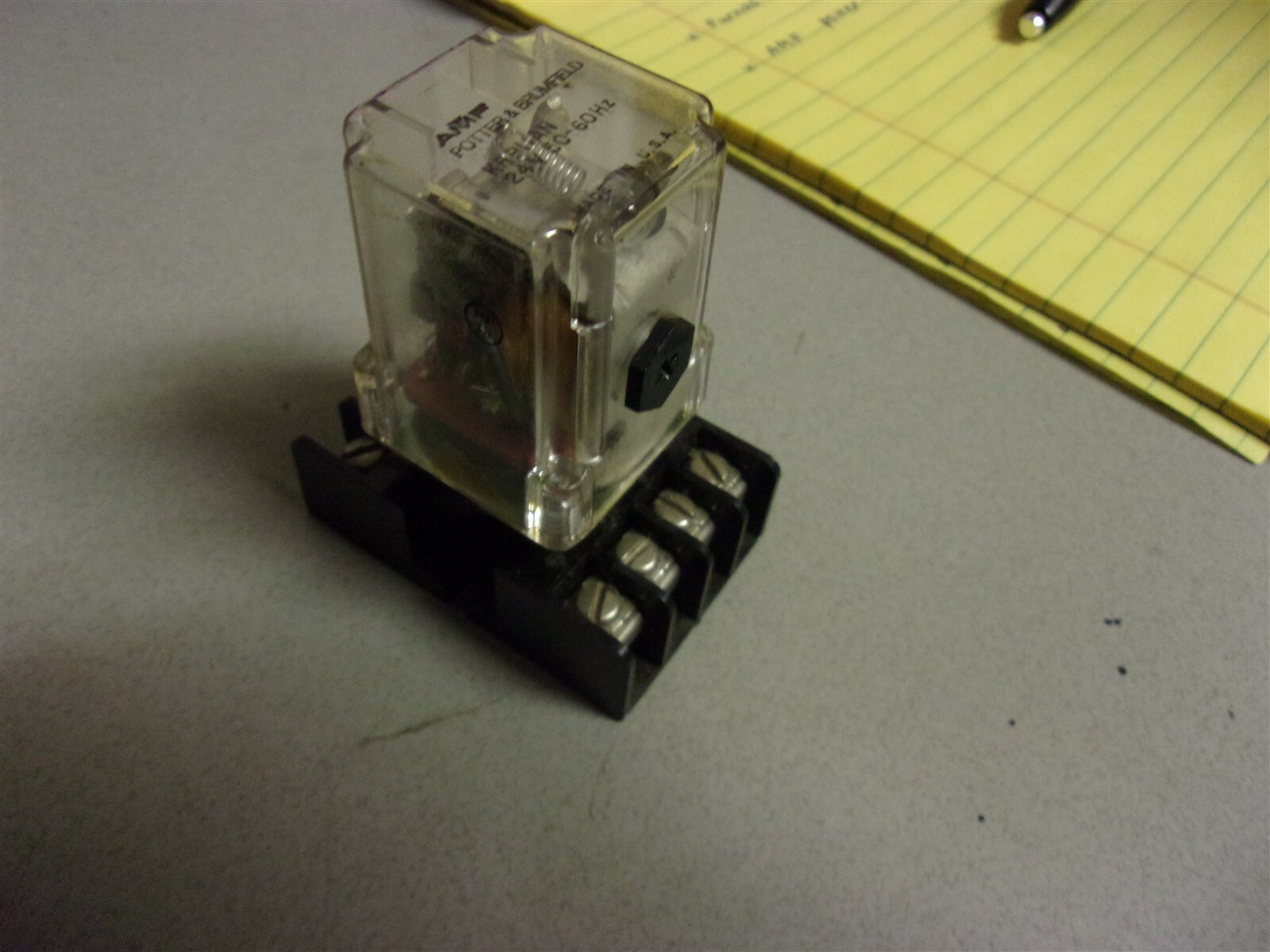 AMF Potter & Brumfield 24V KRPHAN Relay and socket *FREE SHIPPING*