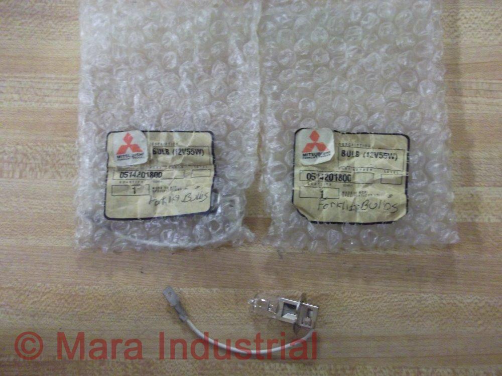 Mitsubishi 12V55W 051420-1800 Bulb (Pack of 2)