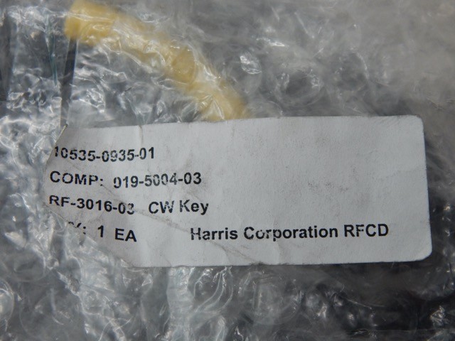 Harris Corp RFCD RF-3016-03, 5805014382354, Telegraph CW Key (5805PL1795162)