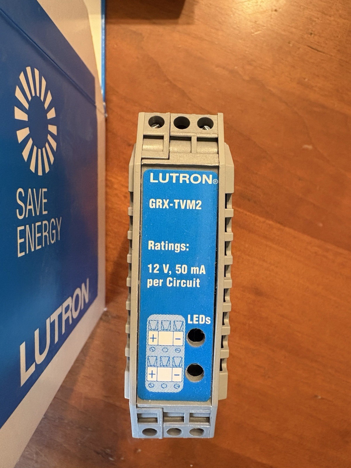 Lutron GRX-TVM2 12V 50mA per Circuit Module Din Mount