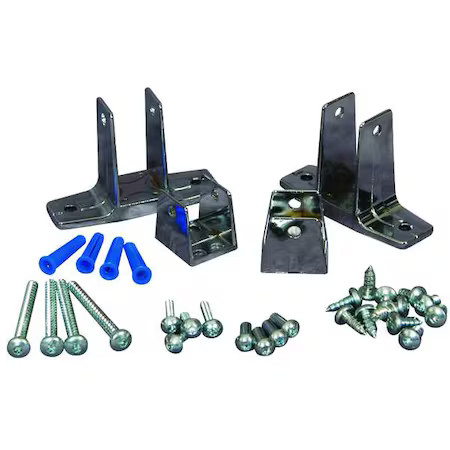 Asi Global Partitions 40-8515040 Middle Panel Bracket, For Steel Partition