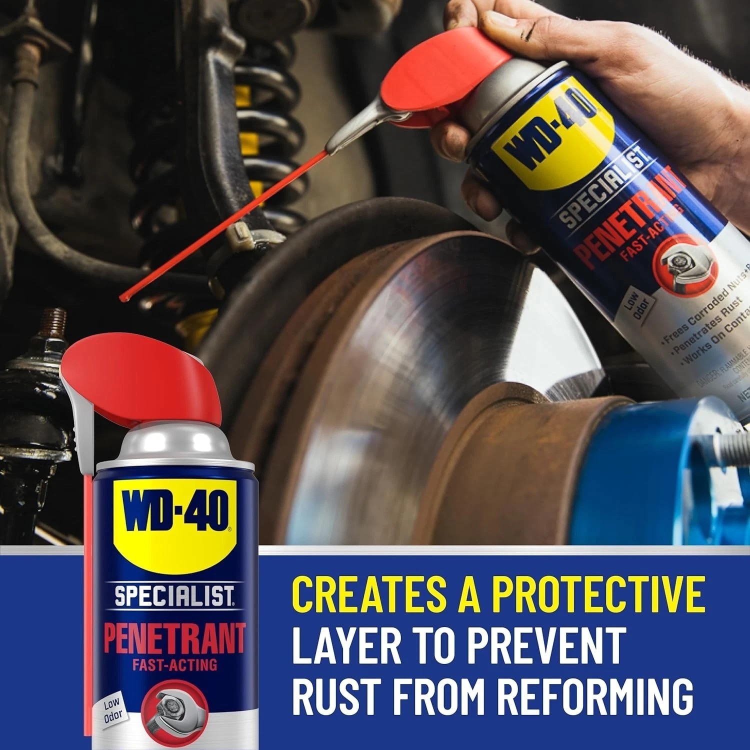 Fast-Acting 11oz Penetrant with Dual Spray Options – 6 Cans for Industrial Use